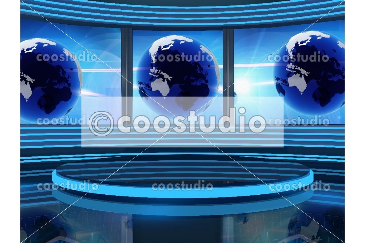 virtual newsroom backdrop